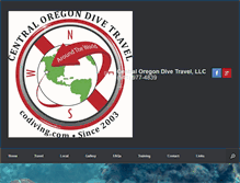 Tablet Screenshot of codiving.com